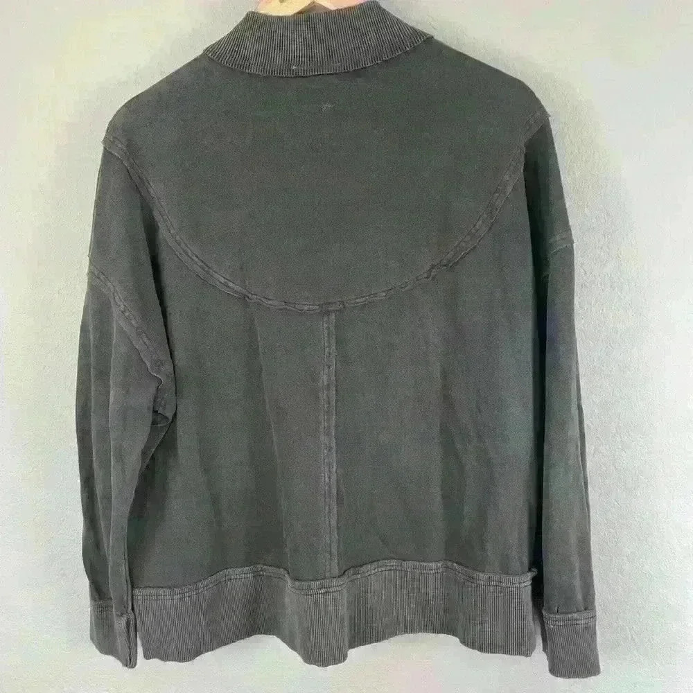Out From Under Urban Outfitters Faye Oversized Zip-Up Sweatshirt Women's Small - Picture 7 of 16